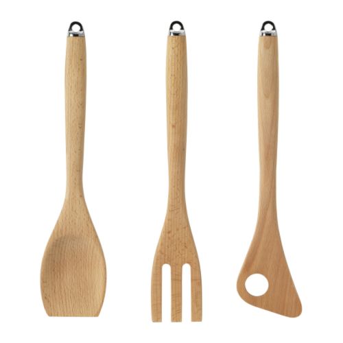 SENIOR Kuchynské náradie, 3 ks IKEA Šetrné k hrncom a panviciam s povrchovou úpravou proti pripáleniu. 