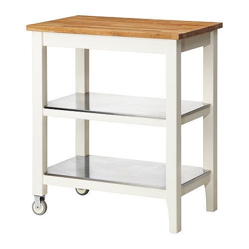 STENSTORP Kuchynský vozík IKEA Poskytuje dodatočné využitie a úložný aj pracovný priestor. 