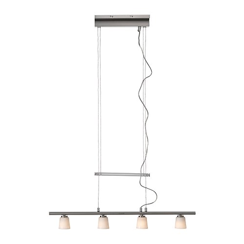 TIDIG Záv lampa/4 IKEA Tienidlo z fúkaného skla; každé je unikátne. 