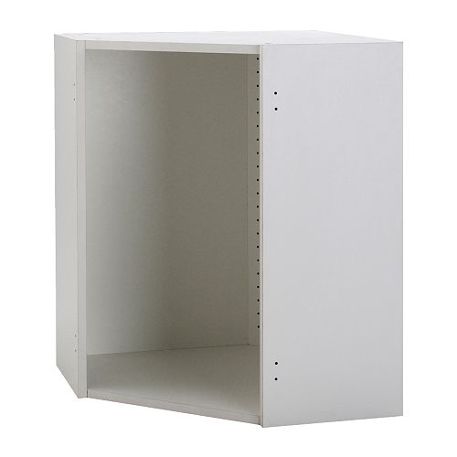 AKURUM Corner wall cabinet frame IKEA Sturdy frame construction, 3/4" thick. 