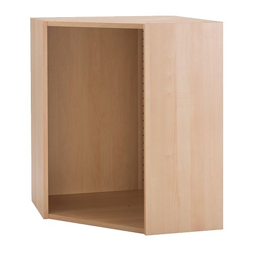 AKURUM Corner wall cabinet frame IKEA Sturdy frame construction, 3/4" thick. 