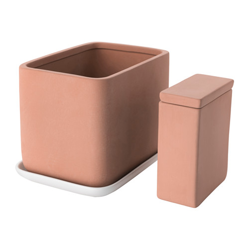 ANVÄNDBAR 4piece selfwatering plant pot set IKEA