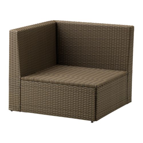 ARHOLMA Corner section IKEA By combining different seating sections you can create a sofa in a shape and size that perfectly suits your deck or garden. 