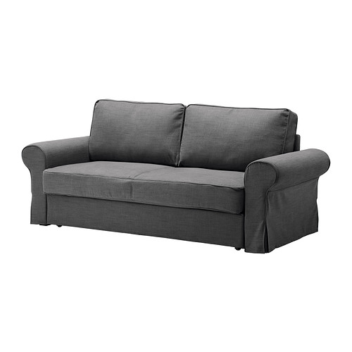 BACKABRO Sofa bed slipcover Svanby gray IKEA
