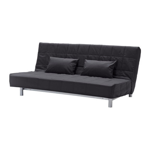 BEDDINGE Sofa bed slipcover - Ransta dark gray, - IKEA