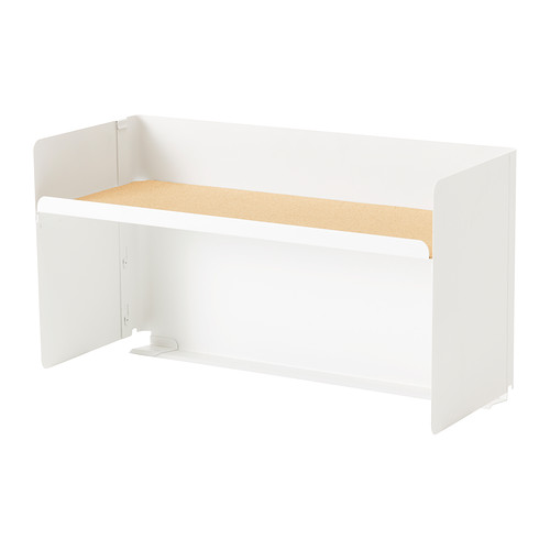 BEKANT Desktop shelf white IKEA