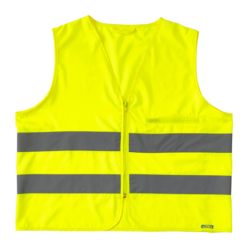 BESKYDDA High visibility vest M/yellow, IKEA