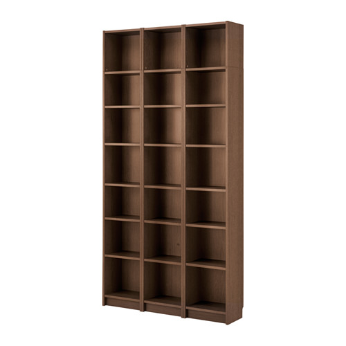 BILLY Bookcase brown ash veneer IKEA
