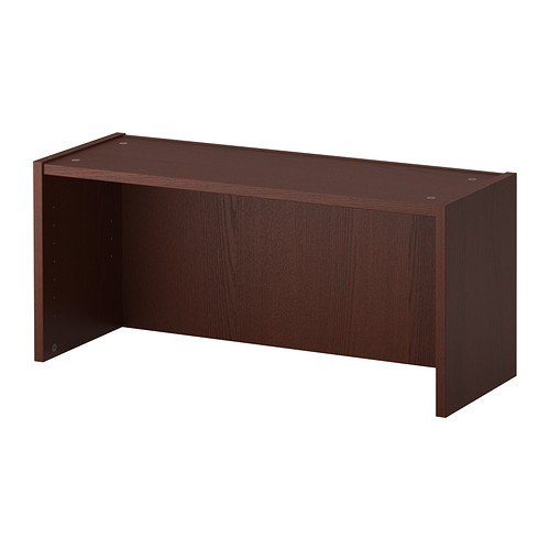 BILLY Height extension unit medium brown, 32x11x14 " IKEA