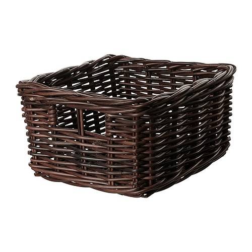 BYHOLMA Basket brown, 9 ¾x11 ½x6 " IKEA