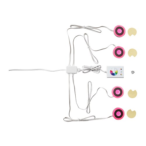 DIODER LED multi-use light IKEA You can shift automatically between 7 different colors or select 1 at a time. 