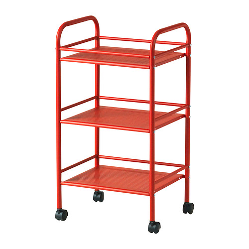 DRAGGAN Cart red IKEA
