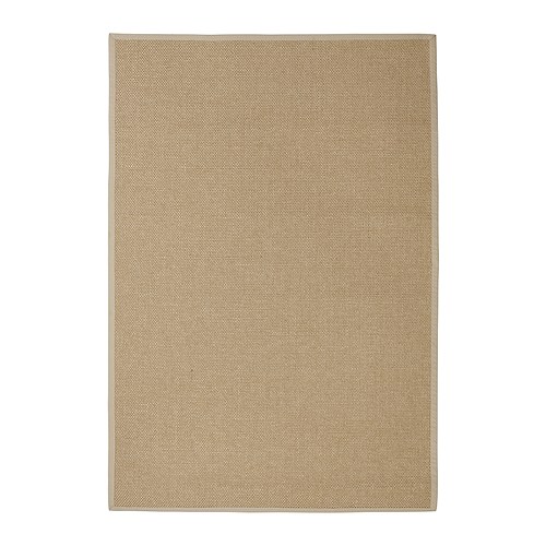 EGEBY Rug, flatwoven, natural Length: 6 ' 5 " Width: 4 ' 4 "  Length: 195 cm Width: 133 cm  