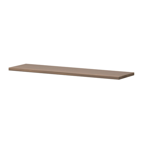 EKBY HEMNES Shelf graybrown, 31 1/8x7 1/2 " IKEA