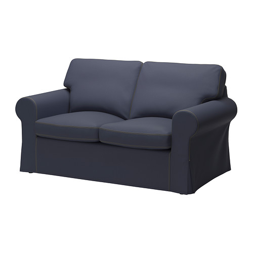 EKTORP Loveseat cover Jonsboda blue IKEA