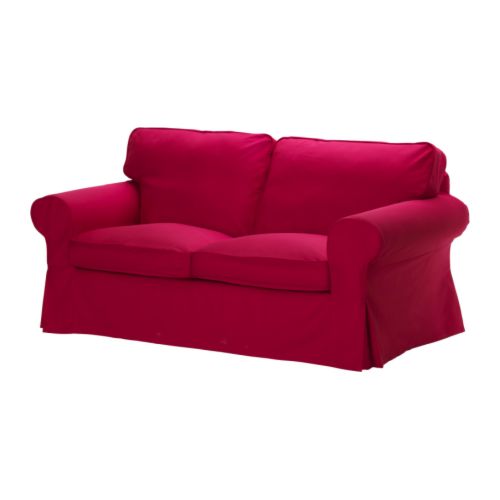 EKTORP Loveseat cover Idemo red IKEA