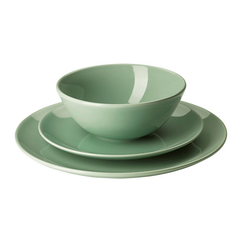 FÄRGRIK 18-piece dinnerware set - IKEA