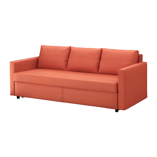 FRIHETEN Sleeper sofa Skiftebo dark orange IKEA