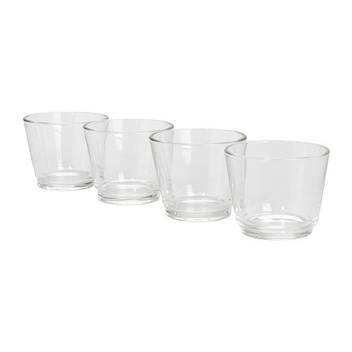 GALEJ Tealight holder Height: 2 ¼ " Package quantity: 4 pack Height: 6 cm Package quantity: 4 pack