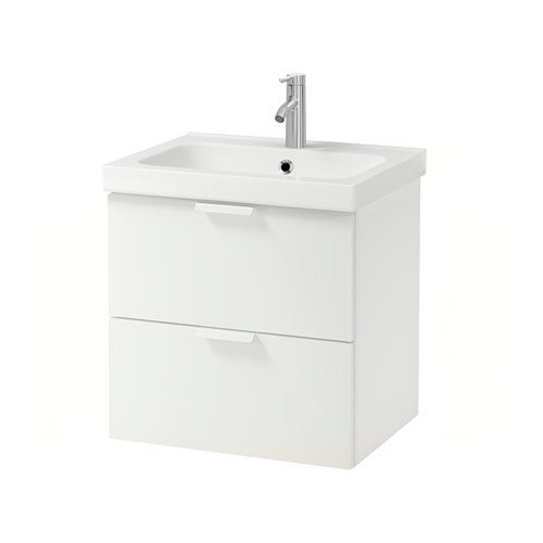 / ODENSVIK Sink with 2 drawers white, 63x49x64 cm