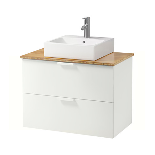 GODMORGON/TOLKEN / TÖRNVIKEN Vanity, countertop and 17 3/4 ...