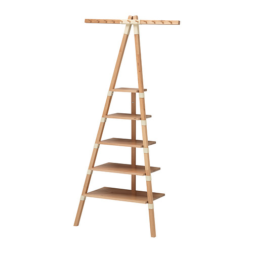 IKEA PS 2014 Wall shelf with 11 knobs birch IKEA