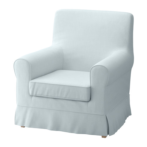 JENNYLUND Chair cover Nordvalla light blue IKEA