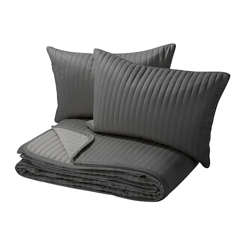 KARIT Bedspread and 2 cushion covers Queen/King IKEA
