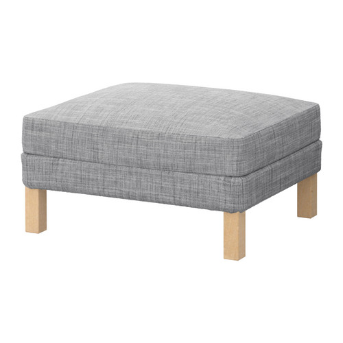 KARLSTAD Footstool Isunda gray IKEA
