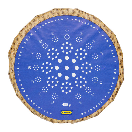 KNÄCKEBRÖD RÅG & KLI Rye & bran crispbread IKEA