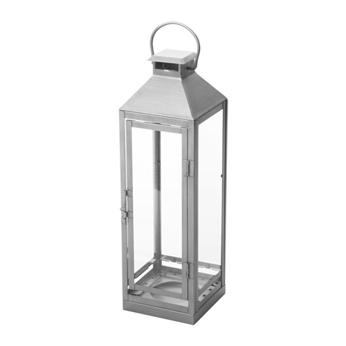 LAGRAD Lantern for candle, indoor/outdoor IKEA