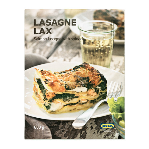 LASAGNE LAX Salmon lasagna with spinach, frozen IKEA