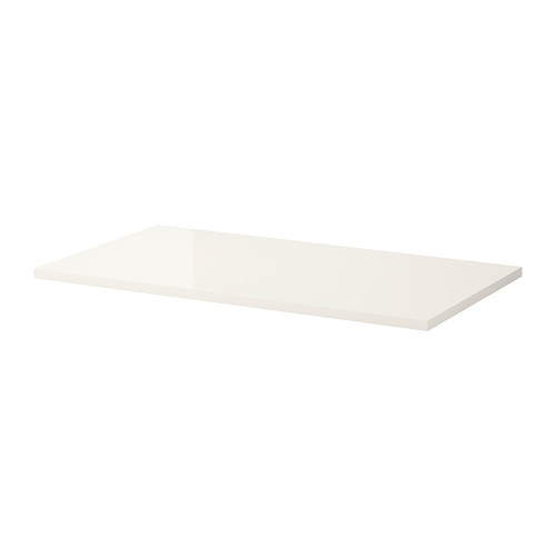 LINNMON Table top high gloss/white IKEA