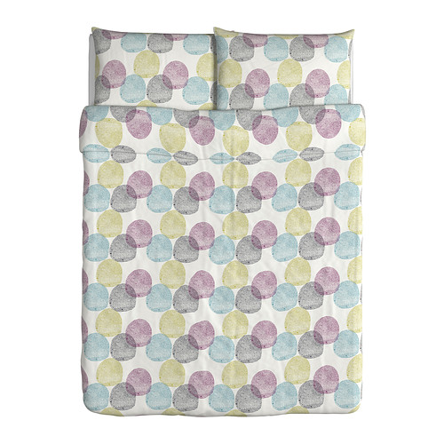 MALIN RUND Duvet cover and pillowcase(s) Full/Queen (Double/Queen) IKEA