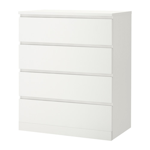 MALM 4drawer chest white IKEA