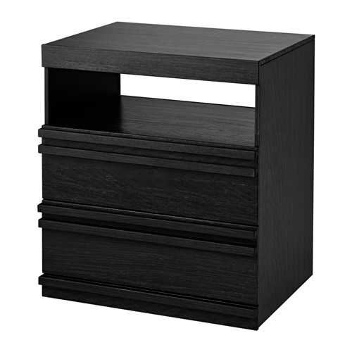 MATHOPEN Nightstand blackbrown IKEA