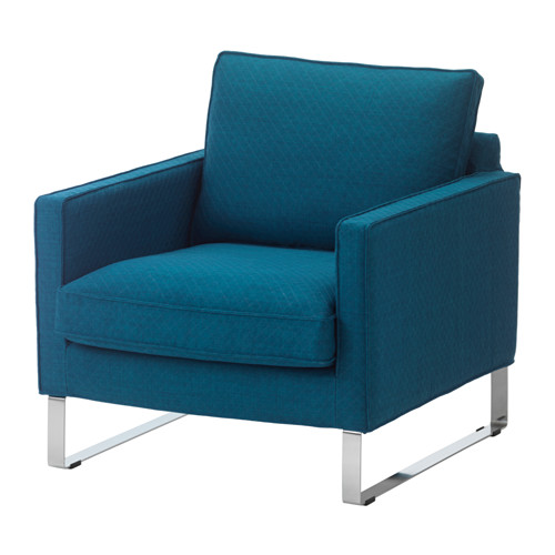 MELLBY Chair cover Skiftebo turquoise IKEA