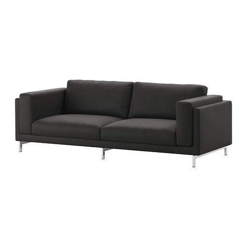 NOCKEBY Sofa cover Tenö dark gray IKEA