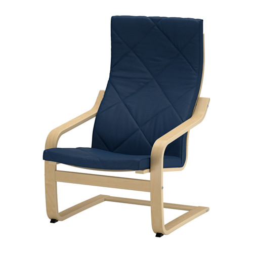 POÄNG Chair Edum dark blue IKEA