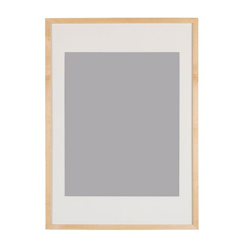 RIBBA Frame IKEA The mat enhances the picture and makes framing easy. PH-neutral mat; will not discolor the picture.