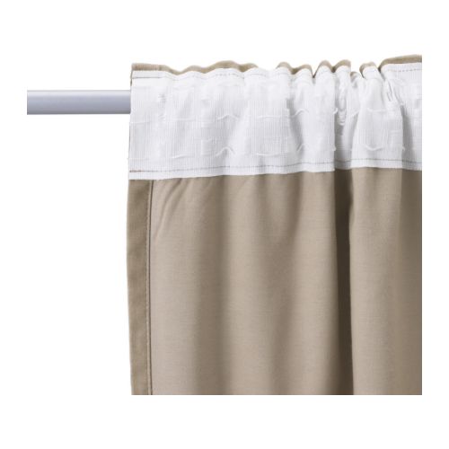 How to hang velvet drapes without pinch pleats?