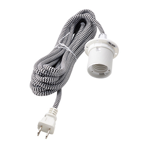 SEKOND Cord set with LED bulb IKEA