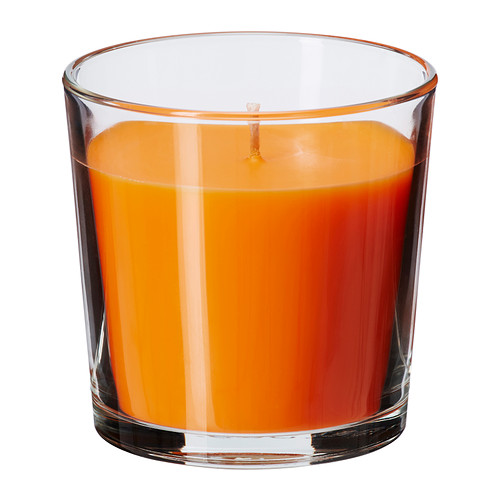 SINNLIG Scented candle in glass IKEA