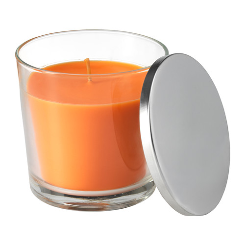 SINNLIG Scented candle in glass IKEA