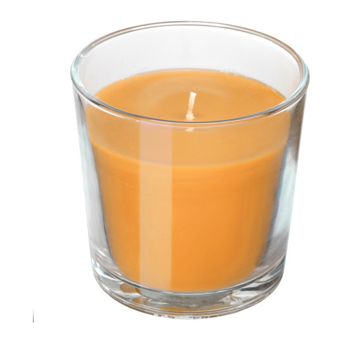 SINNLIG Scented candle in glass IKEA