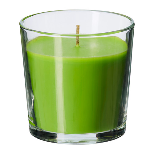 SINNLIG Scented candle in glass IKEA