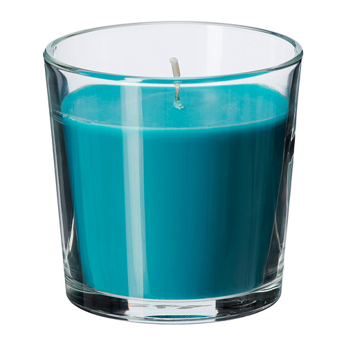 SINNLIG Scented candle in glass IKEA