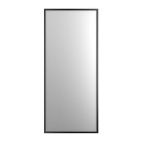 STAVE Mirror blackbrown, 27 1/2x63 " IKEA