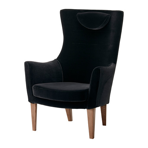 STOCKHOLM Chair high Sandbacka black IKEA