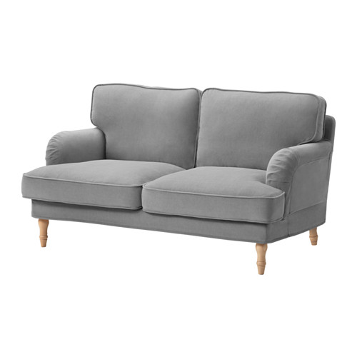 STOCKSUND Loveseat Ljungen gray, light brown IKEA